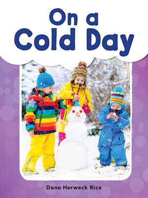 cover image of On a Cold Day